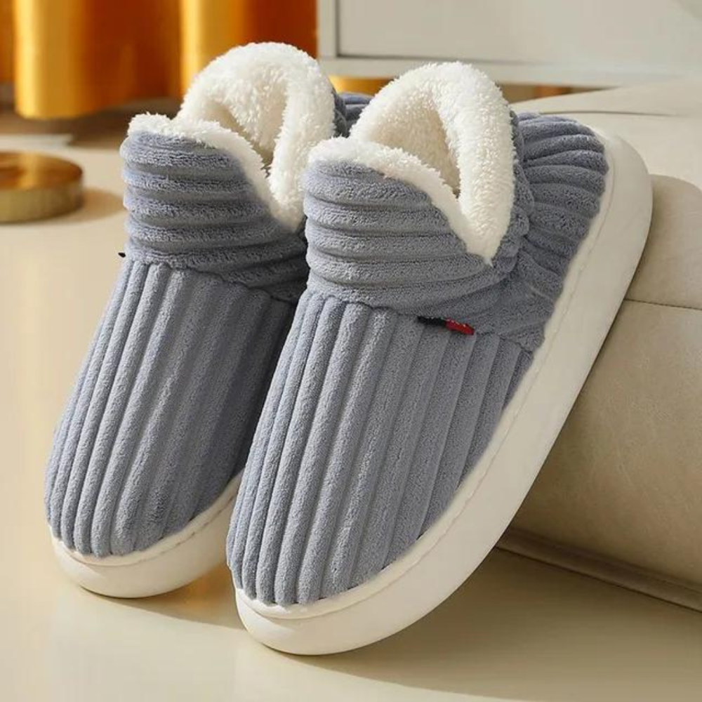 Warme pantoffels voor de winter