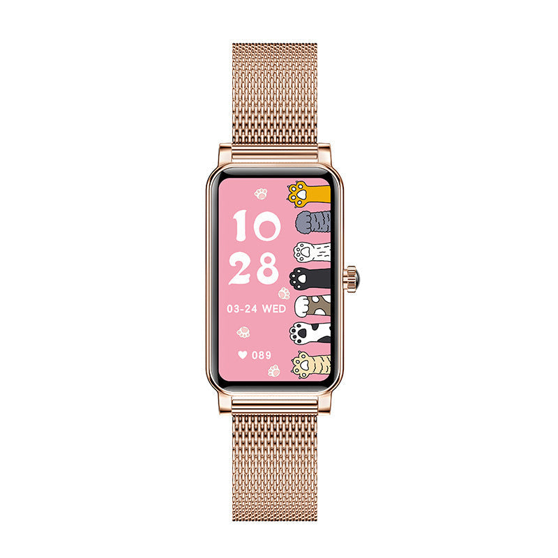 Osaka | Dames Smartwatch met RVS Band – Elegant & Multifunctioneel