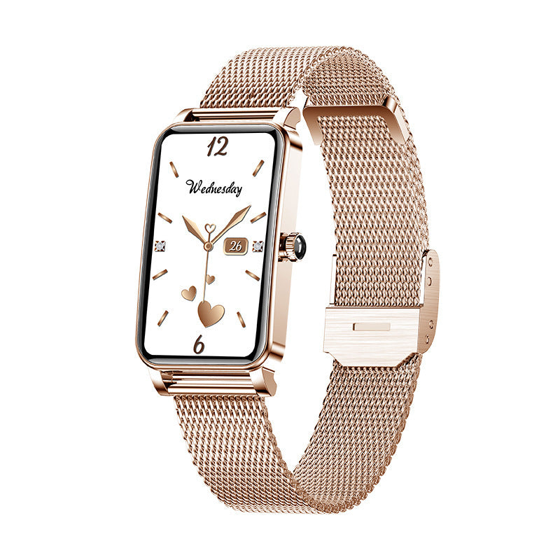 Osaka | Dames Smartwatch met RVS Band – Elegant & Multifunctioneel