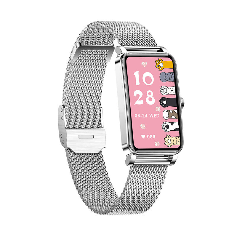 Osaka | Dames Smartwatch met RVS Band – Elegant & Multifunctioneel
