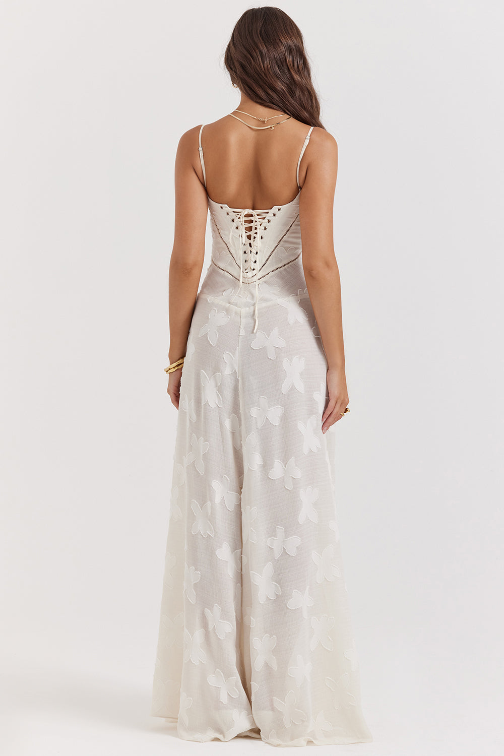 Liane | Stralend Elegant in een Rugloze Maxi-Jurk