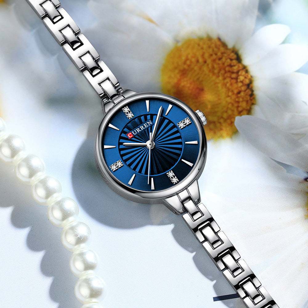 Zindra | Dameshorloge Quartz Roestvrij Staal Elegant