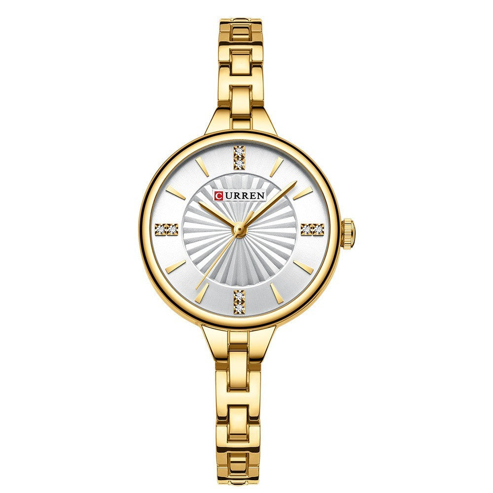 Zindra | Dameshorloge Quartz Roestvrij Staal Elegant