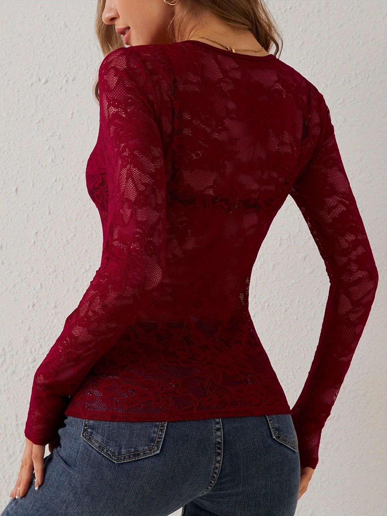 CLARICE | Delicate Lace Top