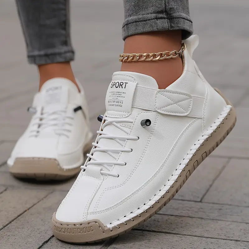 Hanneke | Ademende Sneakers van Leer en Lichtgewicht Comfort
