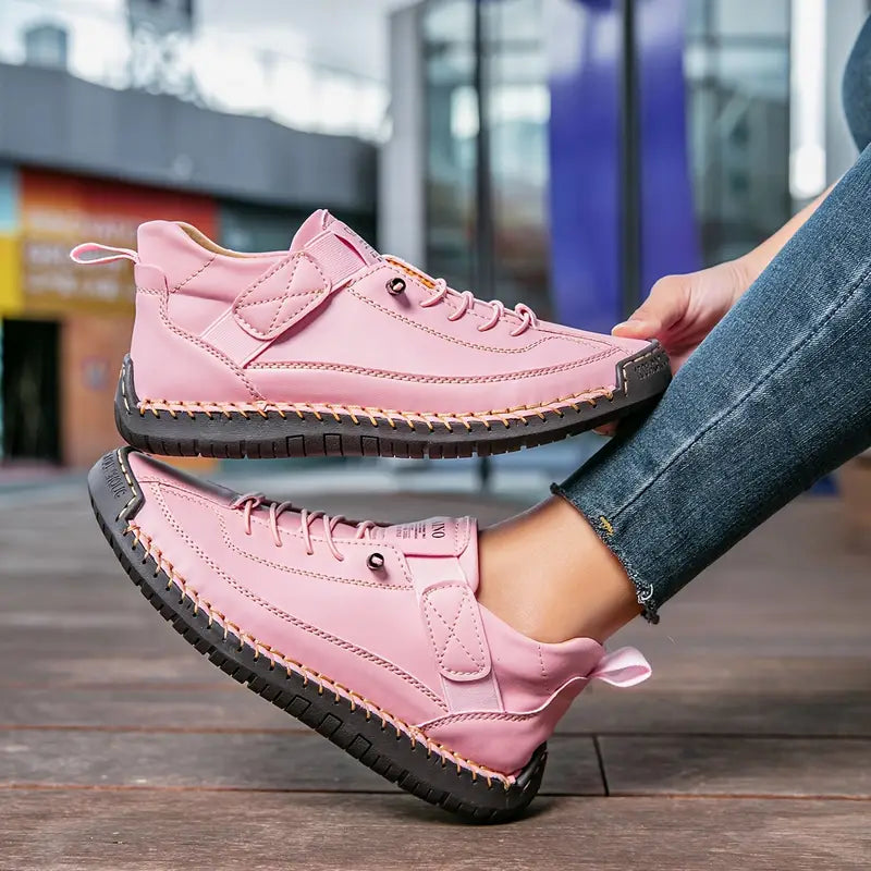 Hanneke | Ademende Sneakers van Leer en Lichtgewicht Comfort
