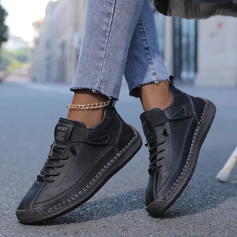 Hanneke | Ademende Sneakers van Leer en Lichtgewicht Comfort