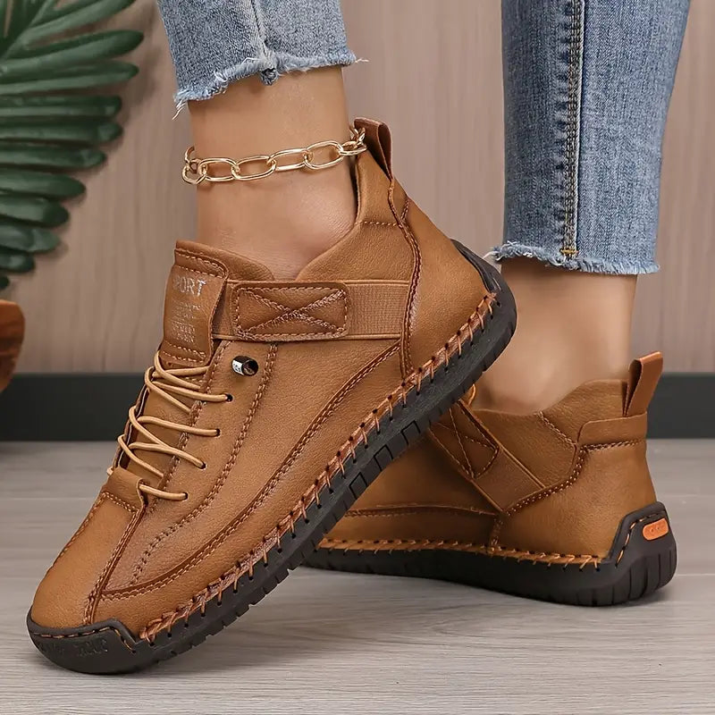 Hanneke | Ademende Sneakers van Leer en Lichtgewicht Comfort