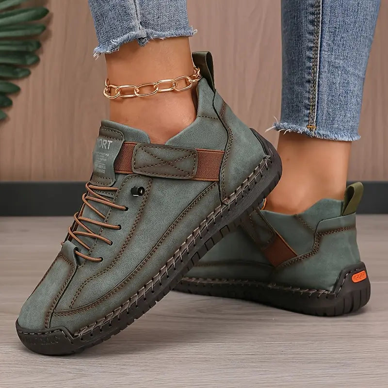 Hanneke | Ademende Sneakers van Leer en Lichtgewicht Comfort