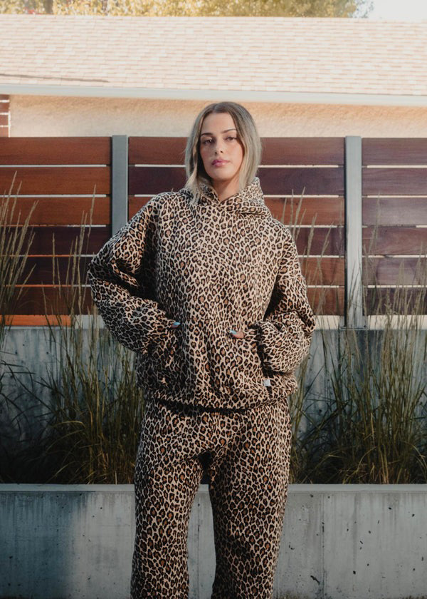 Marlow | Herfst Hoodie Met Luipaardprint voor dames