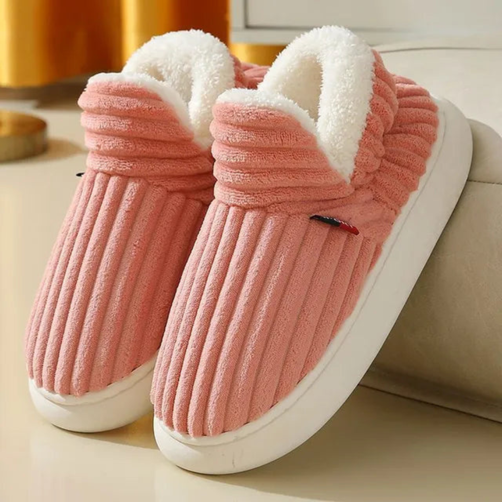 Warme pantoffels voor de winter