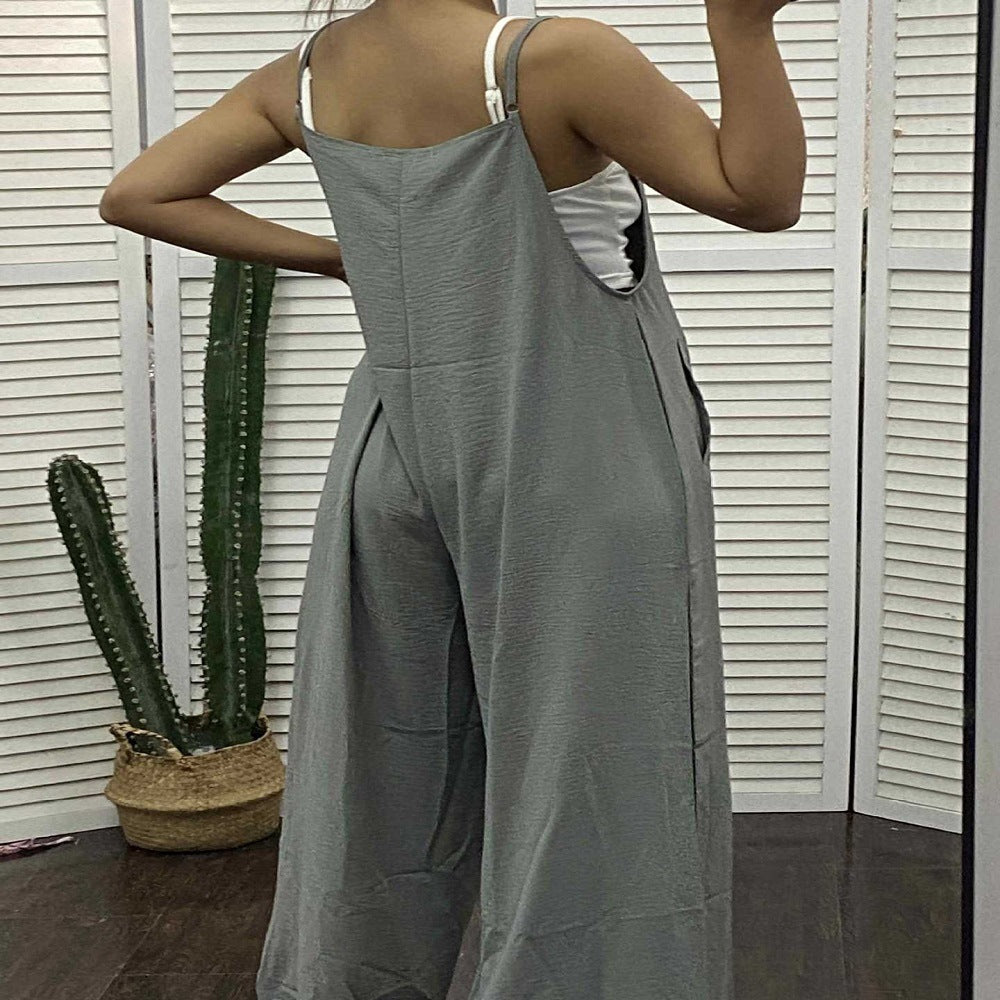 Lilou | Stijlvolle en Comfortabele Mouwloze Jumpsuit