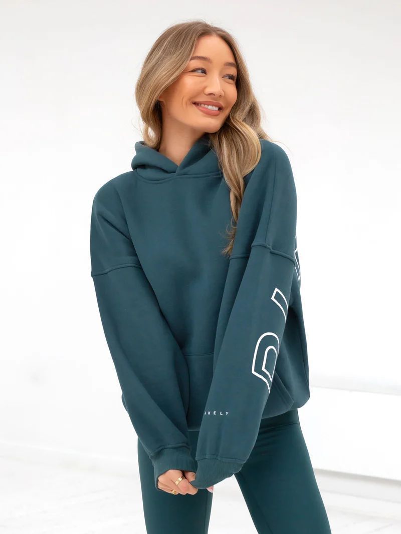 Aly | Loose Fit Hoodie met Grafische Print en Katoenmix