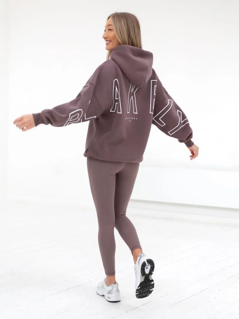 Aly | Loose Fit Hoodie met Grafische Print en Katoenmix