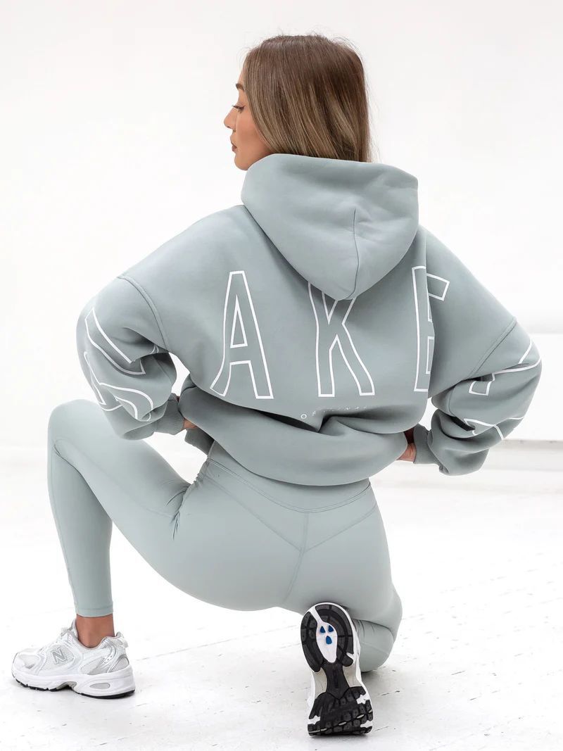 Aly | Loose Fit Hoodie met Grafische Print en Katoenmix
