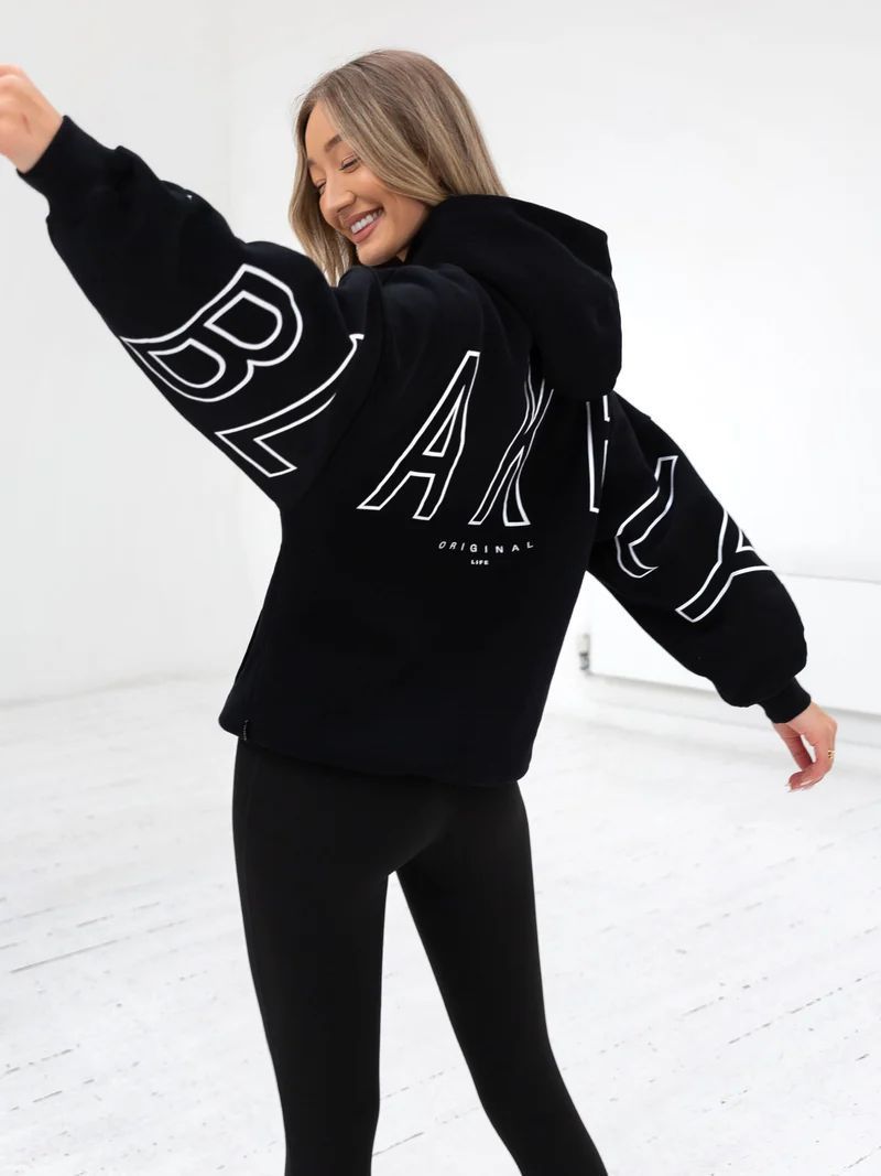 Aly | Loose Fit Hoodie met Grafische Print en Katoenmix