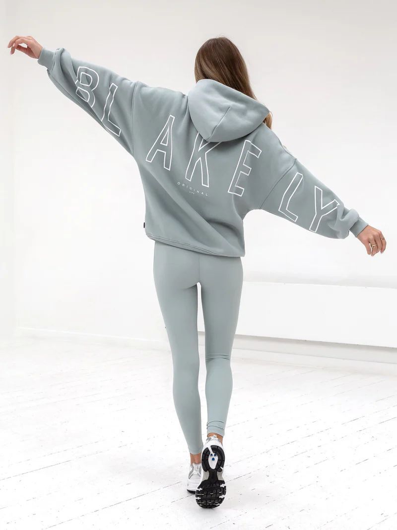 Aly | Loose Fit Hoodie met Grafische Print en Katoenmix