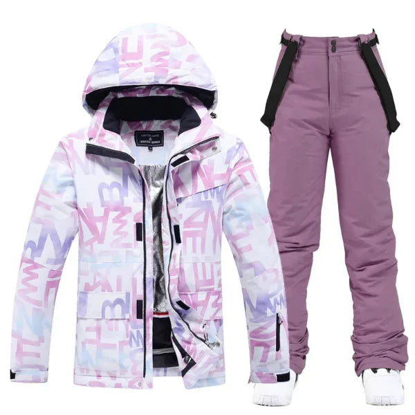 Leila | Isolatie Ski Outfit – Waterbestendig Set met Capuchon