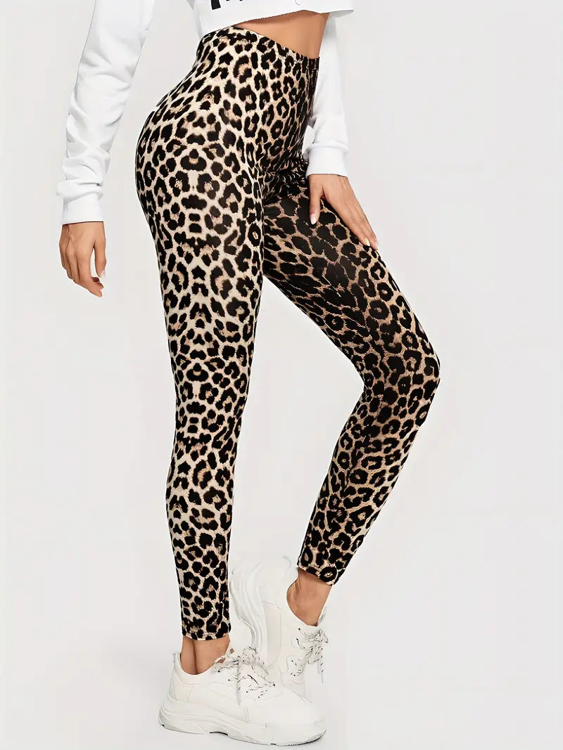 Daisy - Legging met luipaardprint en hoge taille voor een gedurfde look