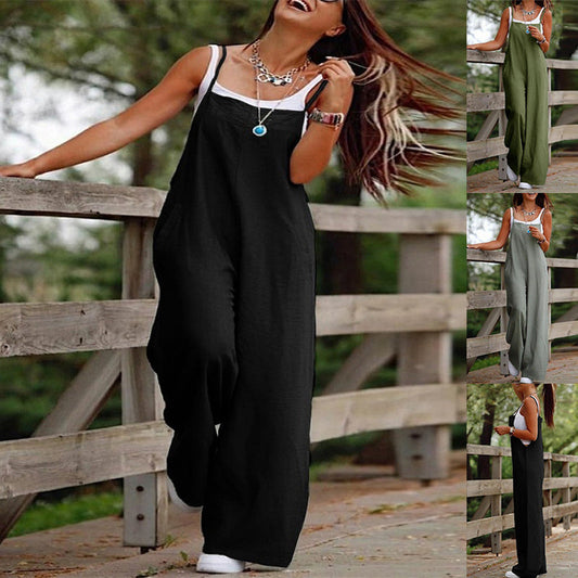 Lilou | Stijlvolle en Comfortabele Mouwloze Jumpsuit