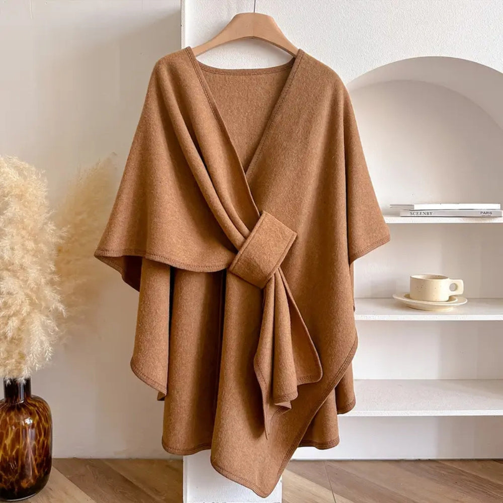 Mavis | Elegante Winddichte Wrap van Zachte Microvezelmix