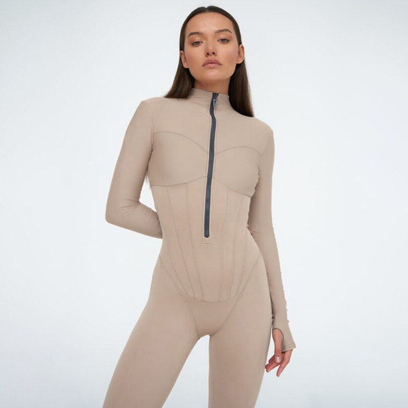 Jenna-Rae | Strakke Jumpsuit met Ritssluiting