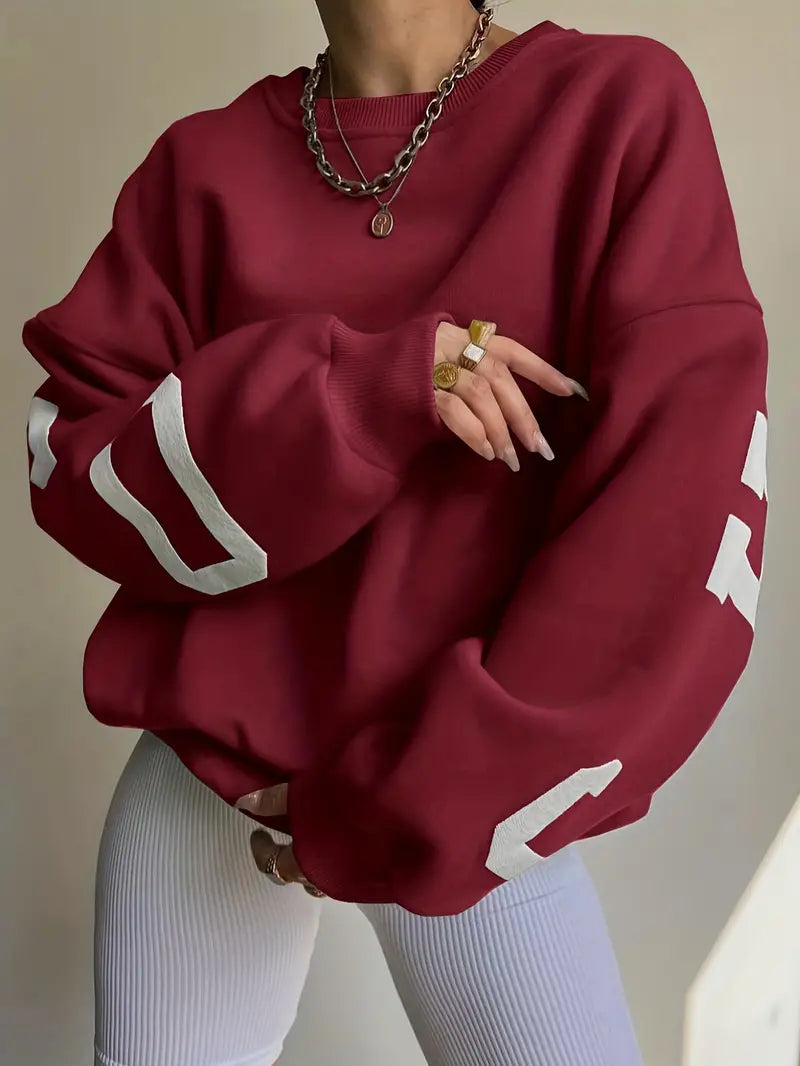 Romina - Comfortabele Casual Dames Oversized Sweatshirt voor de Herfst