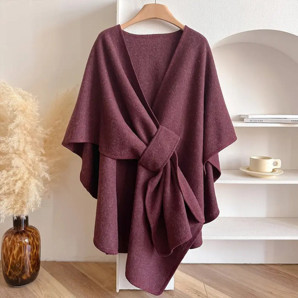 Mavis | Elegante Winddichte Wrap van Zachte Microvezelmix