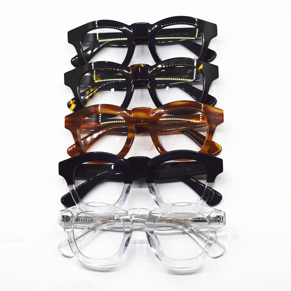 Barb | Dames Dikke Retro Plaatbril – Acetate Monturen