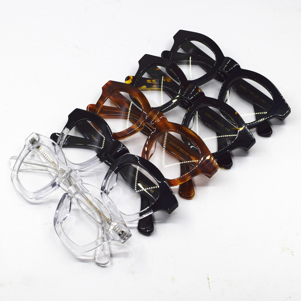 Barb | Dames Dikke Retro Plaatbril – Acetate Monturen