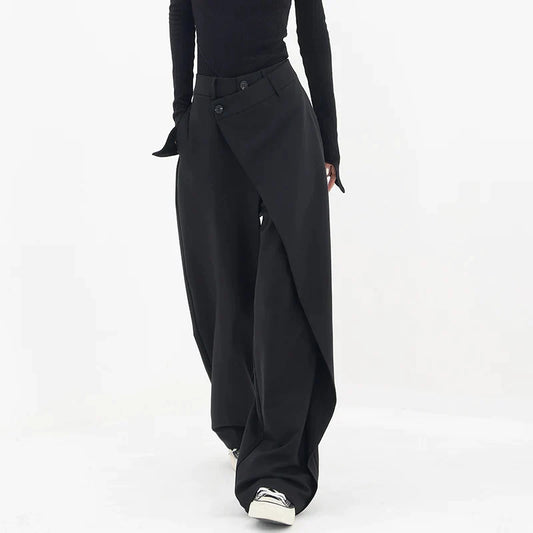Ilvie - Asymmetrische baggy broek voor dames