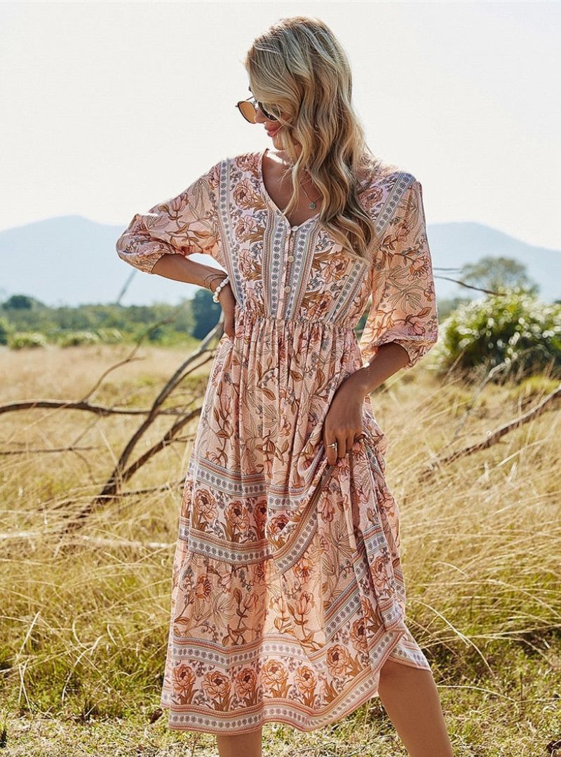 Bethany - Comfortabele Boho Zomerjurk voor dames