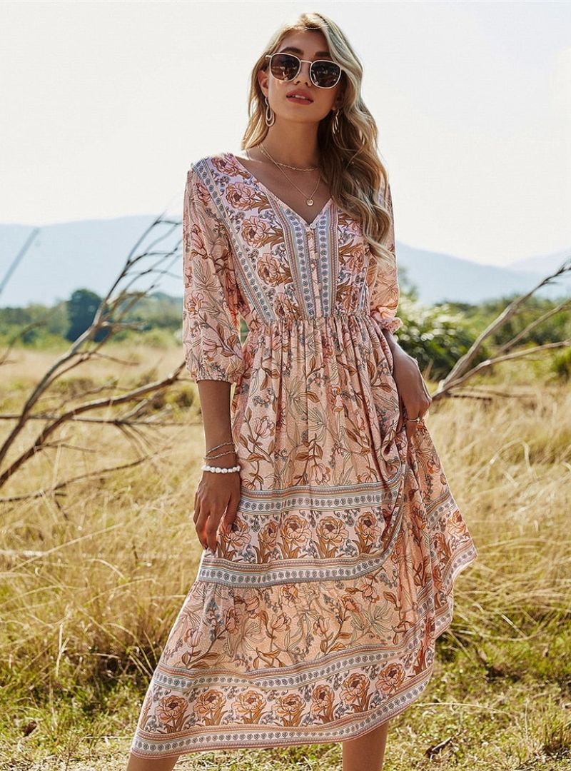 Bethany - Comfortabele Boho Zomerjurk voor dames