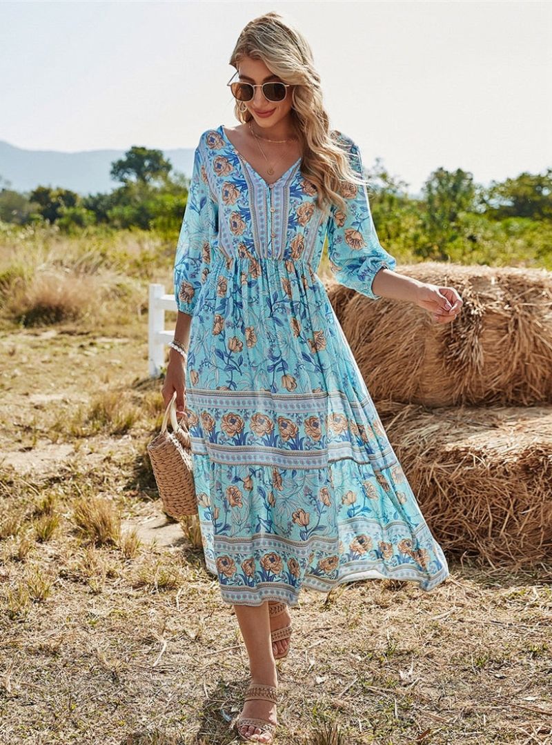Bethany - Comfortabele Boho Zomerjurk voor dames