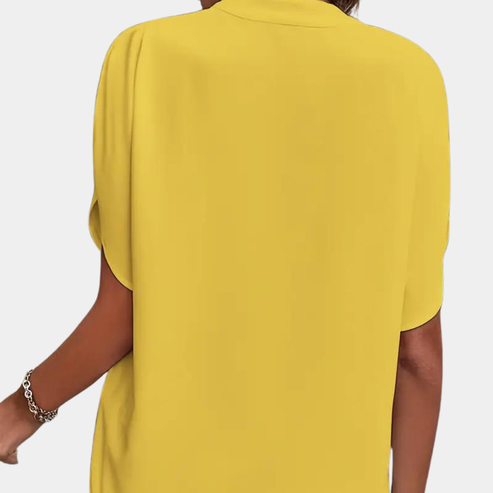Esmeralda - Effen Dames Blouse