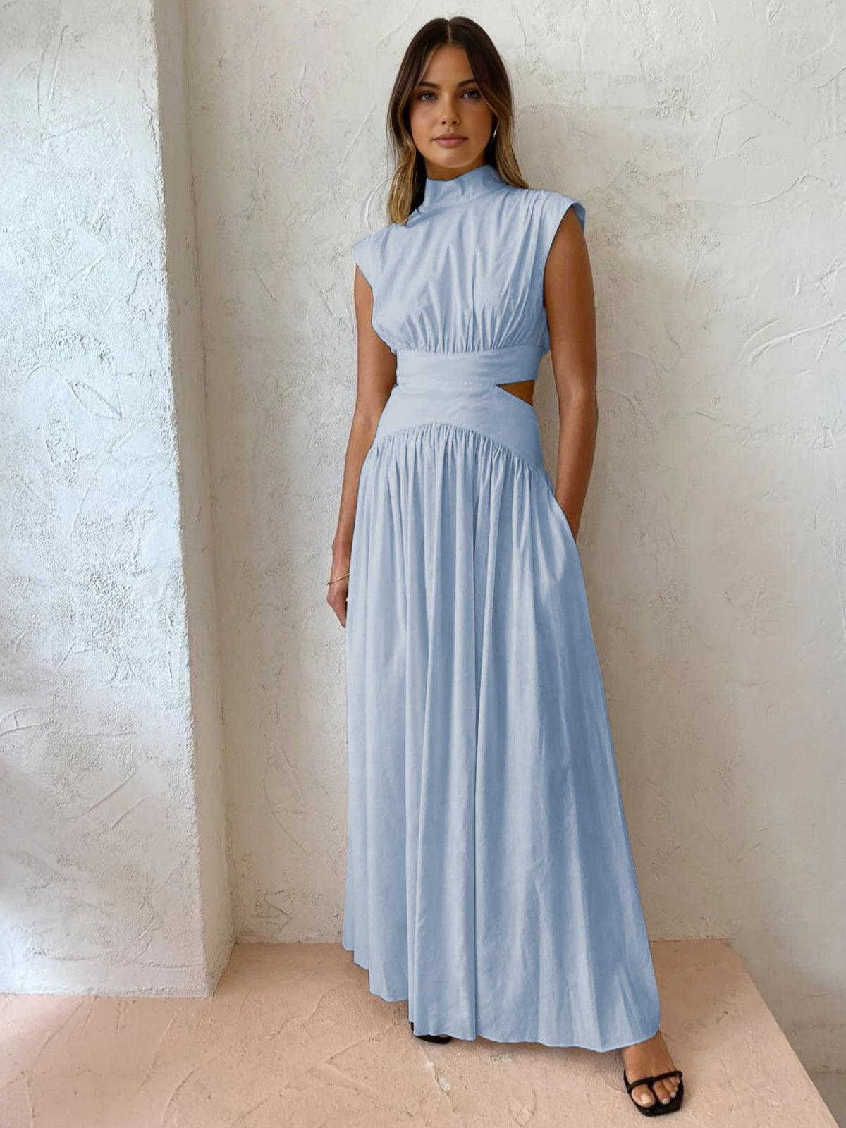 Alice | Flatterende Maxi-Jurk met Uitgesneden Taille
