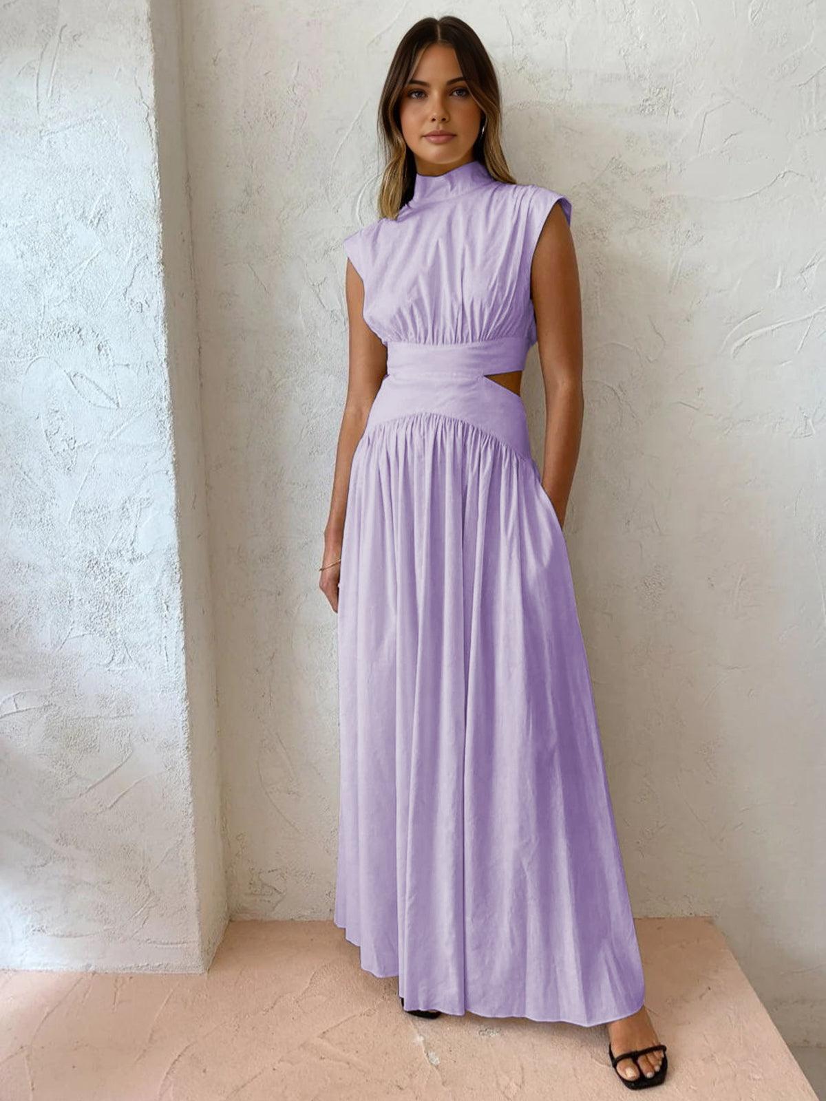 Alice | Flatterende Maxi-Jurk met Uitgesneden Taille