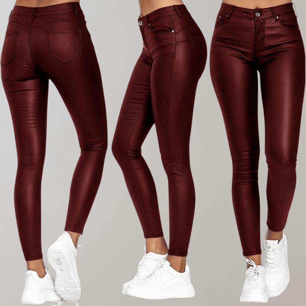 Crissy Leren Broek | De perfecte combinatie van comfort en elegantie