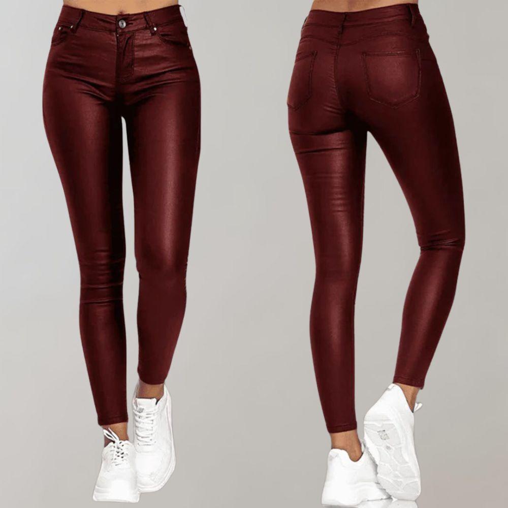 Crissy Leren Broek | De perfecte combinatie van comfort en elegantie