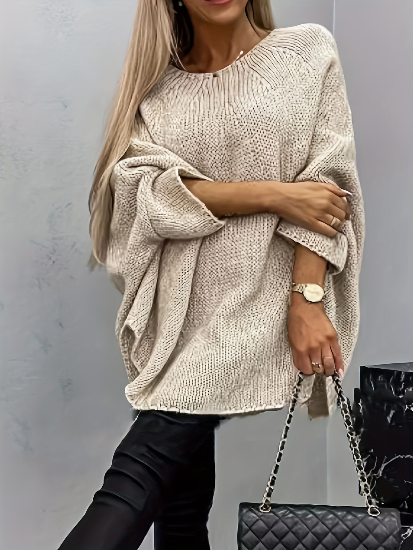 Ayleen | Stijlvolle Oversized Gebreide Trui