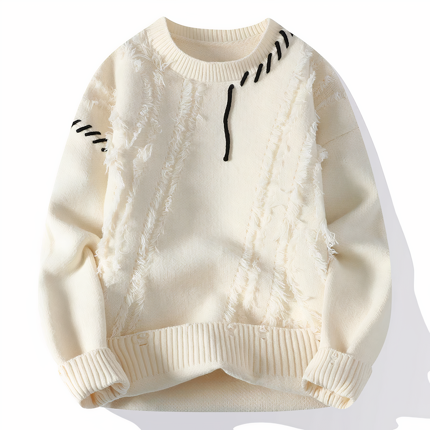 Teresa – Stoere Patchwork Trui voor dames