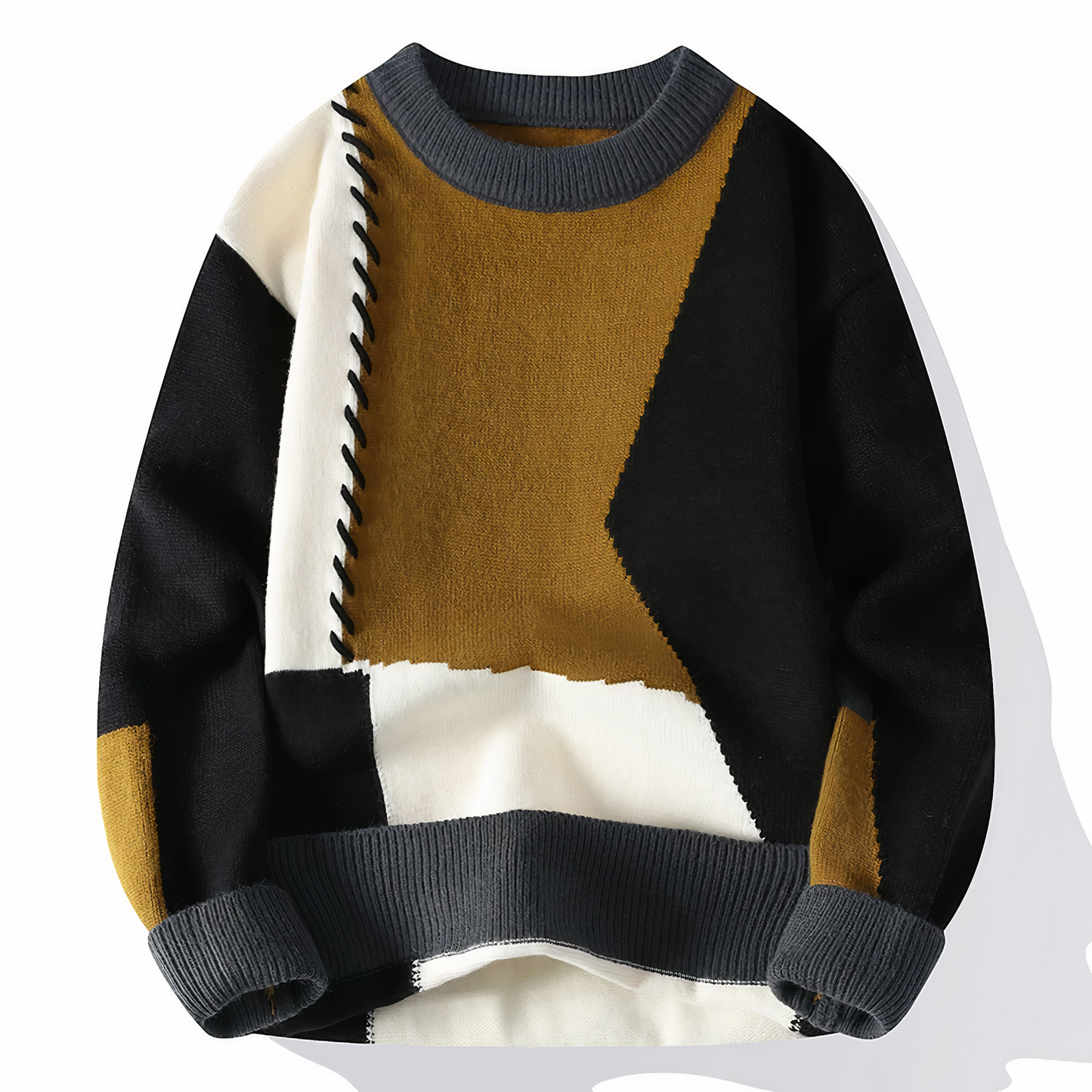Teresa – Stoere Patchwork Trui voor dames