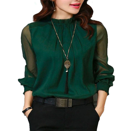 Lima | Elegante Chiffon Blouse voor vrouwen