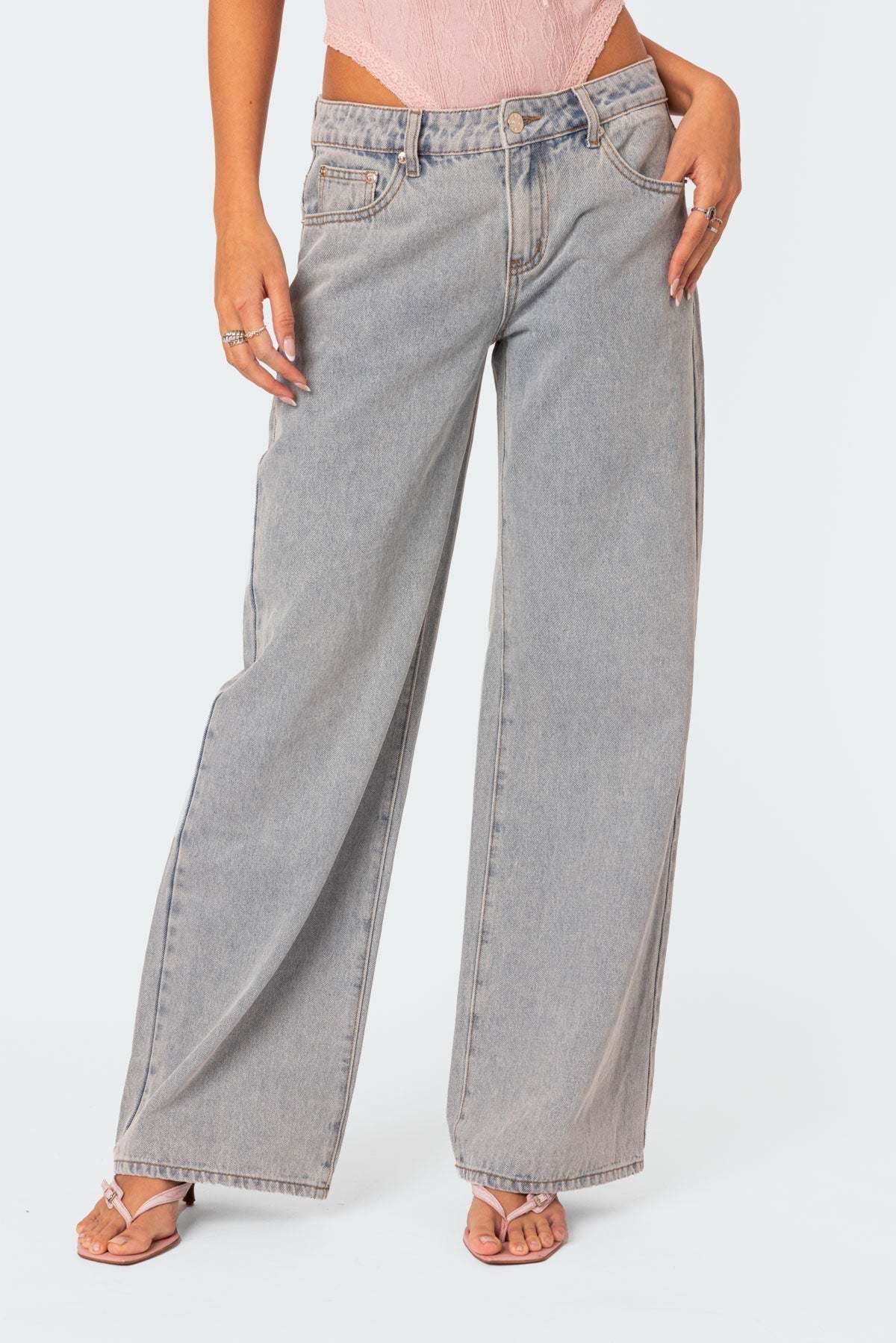 Dunja | Bow Tie Jeans met Elegant Strikdetail voor Dames