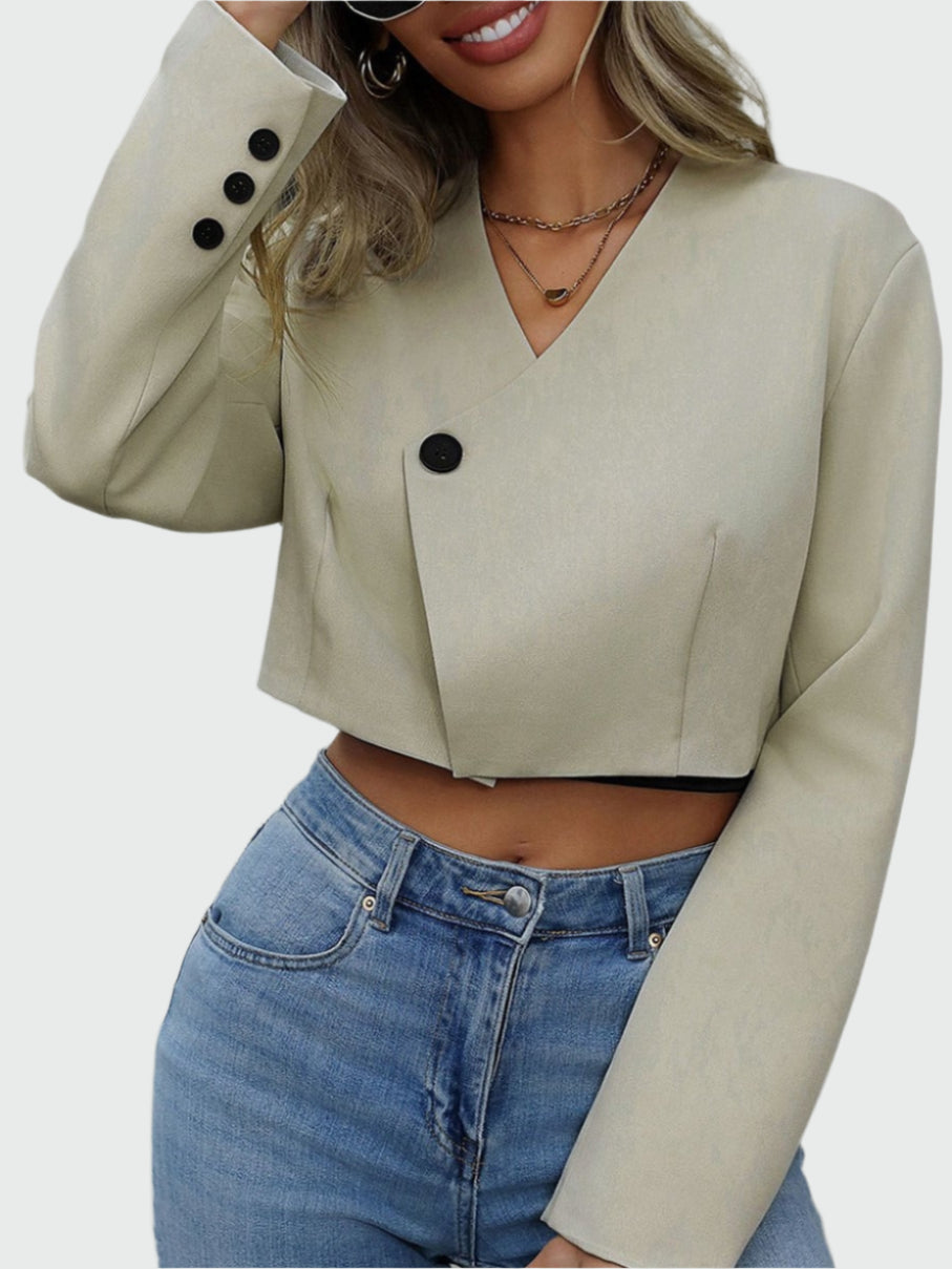Aisha | Kort Dames Jasje – Trendy, Comfortabel & Elegant