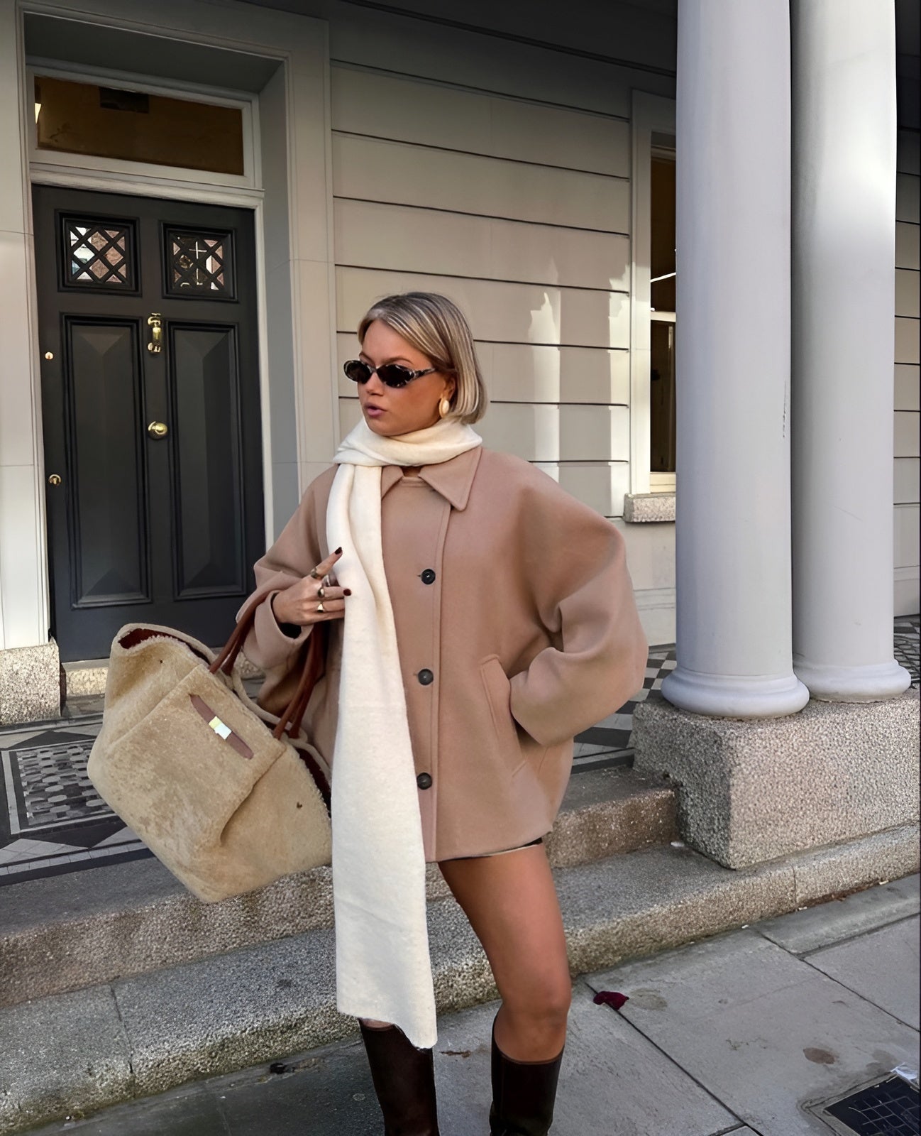 Zoë | Trendy wollen jas voor dames