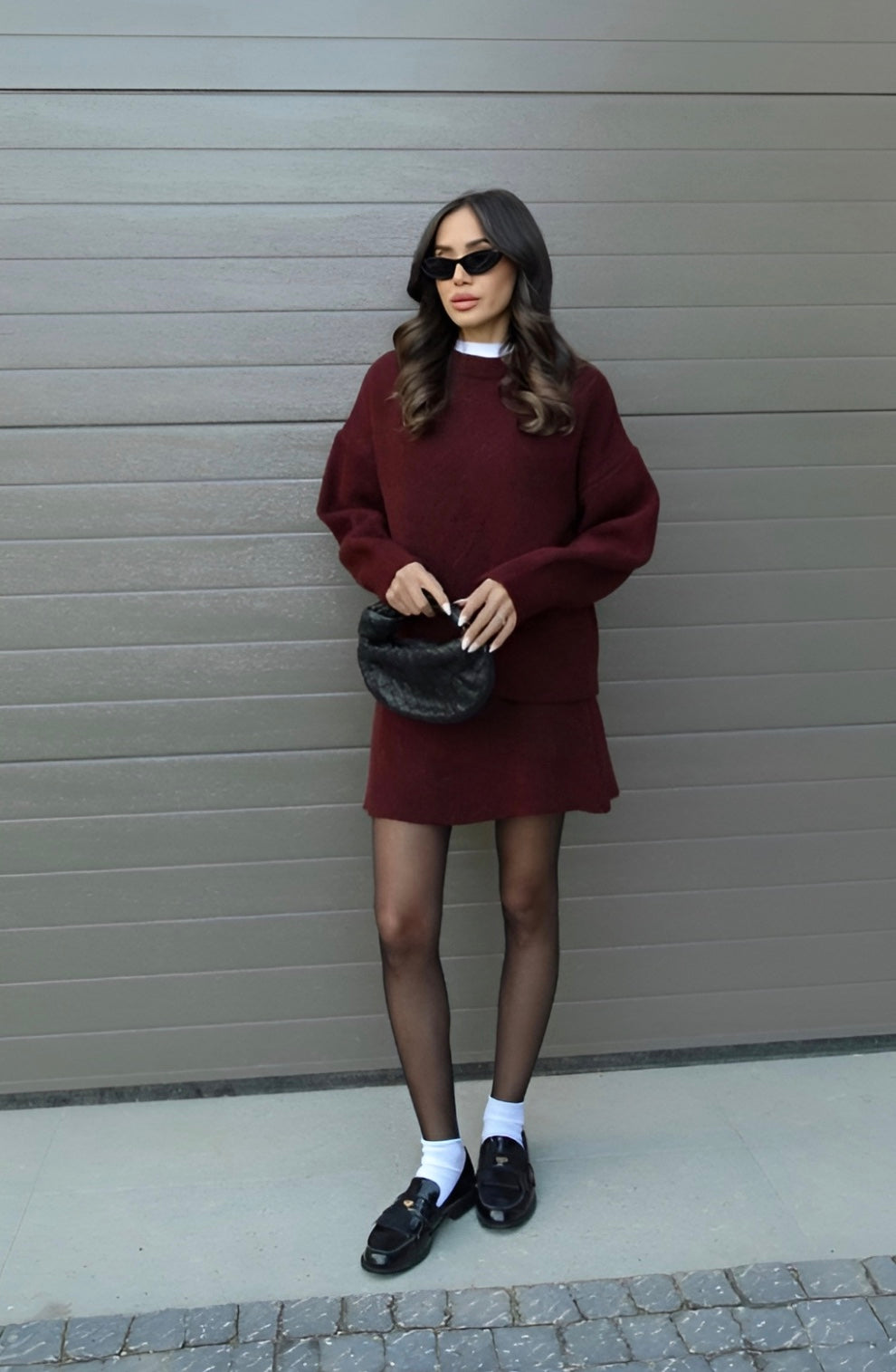 Indra - Elegante Set van Trui en Rok