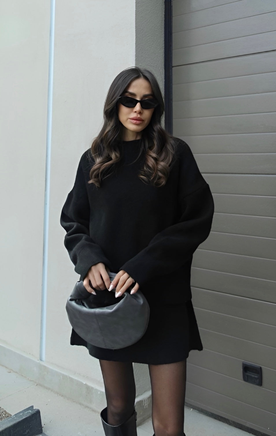 Indra - Elegante Set van Trui en Rok