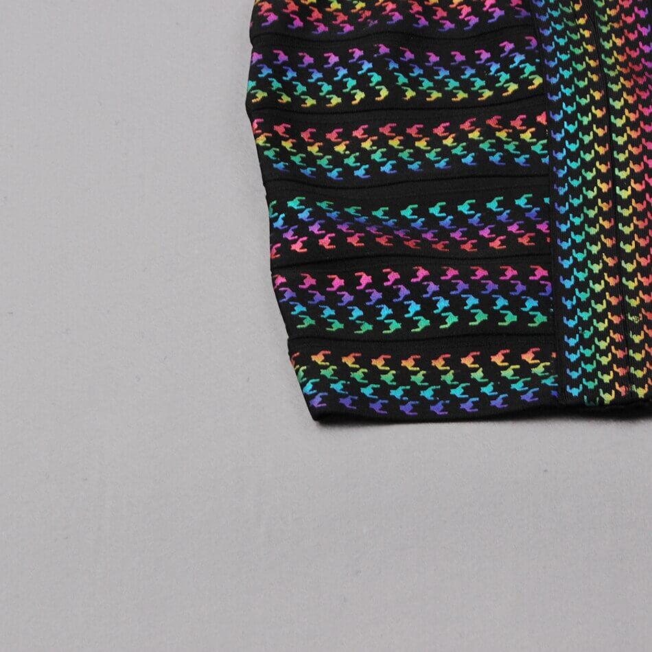 Porto | Kleurrijke Bodycon Party Dress