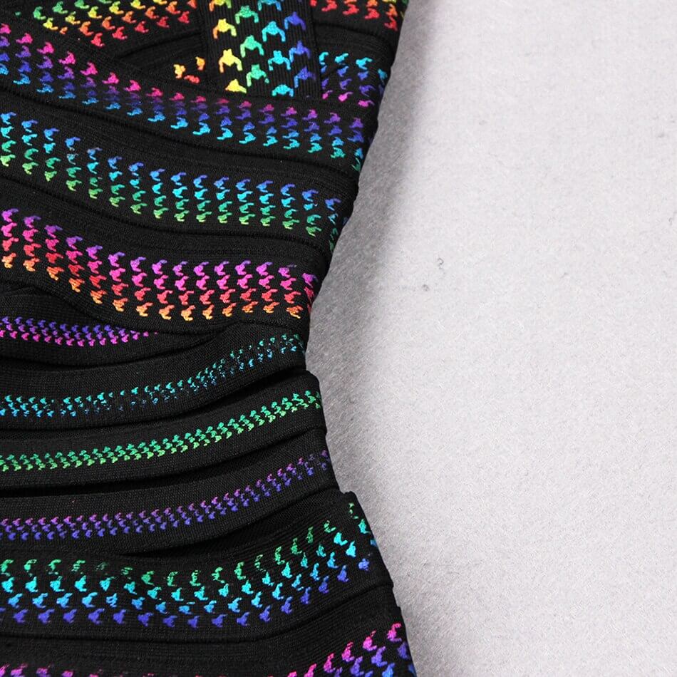 Porto | Kleurrijke Bodycon Party Dress